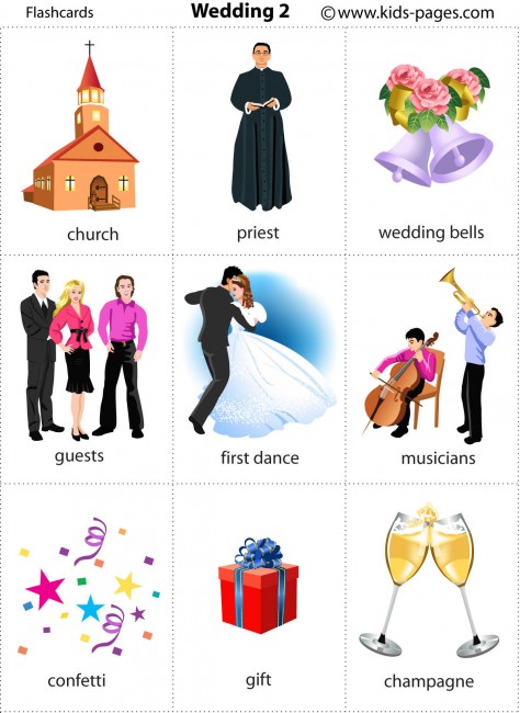 Wedding 2 flashcard